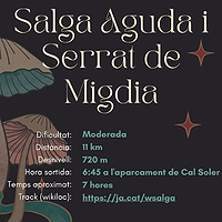 Sortida: Salga Aguda i Serrat de Migdia (secció muntanya)
