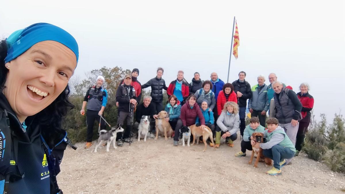 Un cim a Sant Vicenç que ja és un ‘photocall’ per al canvi d’any