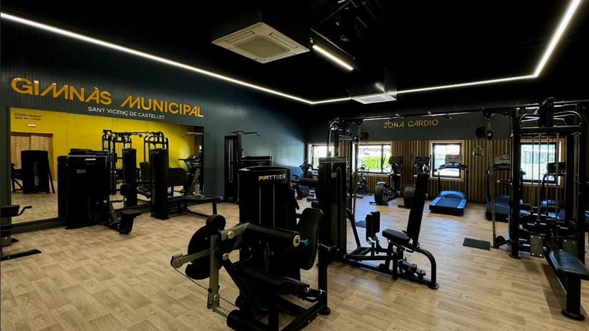 Sant Vicenç de Castellet modernitza el gimnàs municipal amb una reforma integral