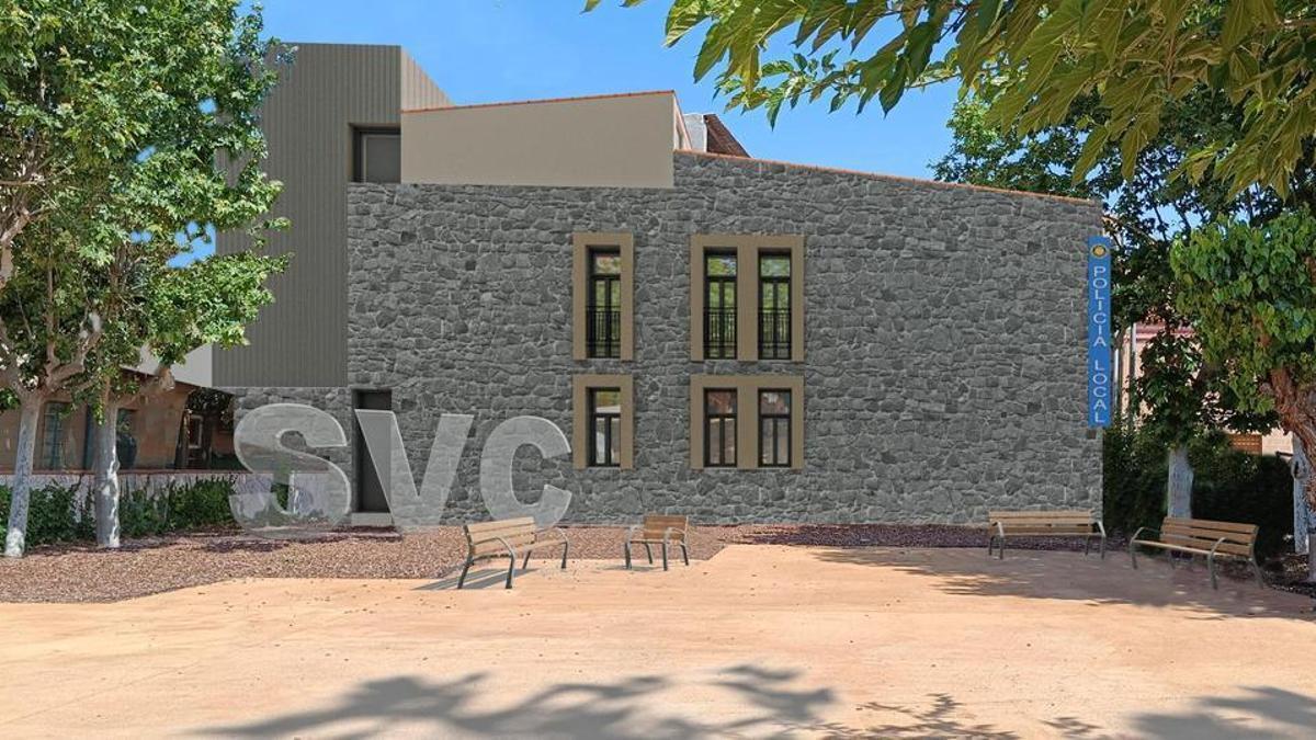Així serà la nova comissaria de la Policia Local de Sant Vicenç de Castellet