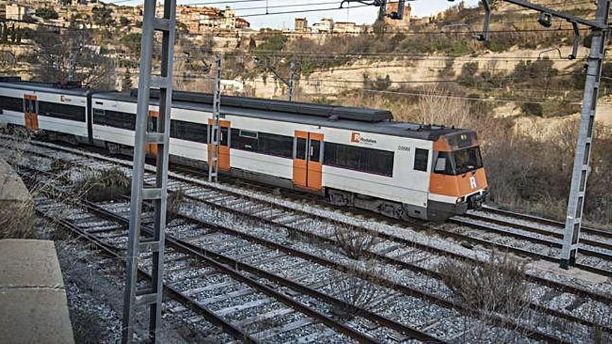 Retards a l'R4 per un robatori de coure entre Manresa i Sant Vicenç de Castellet
