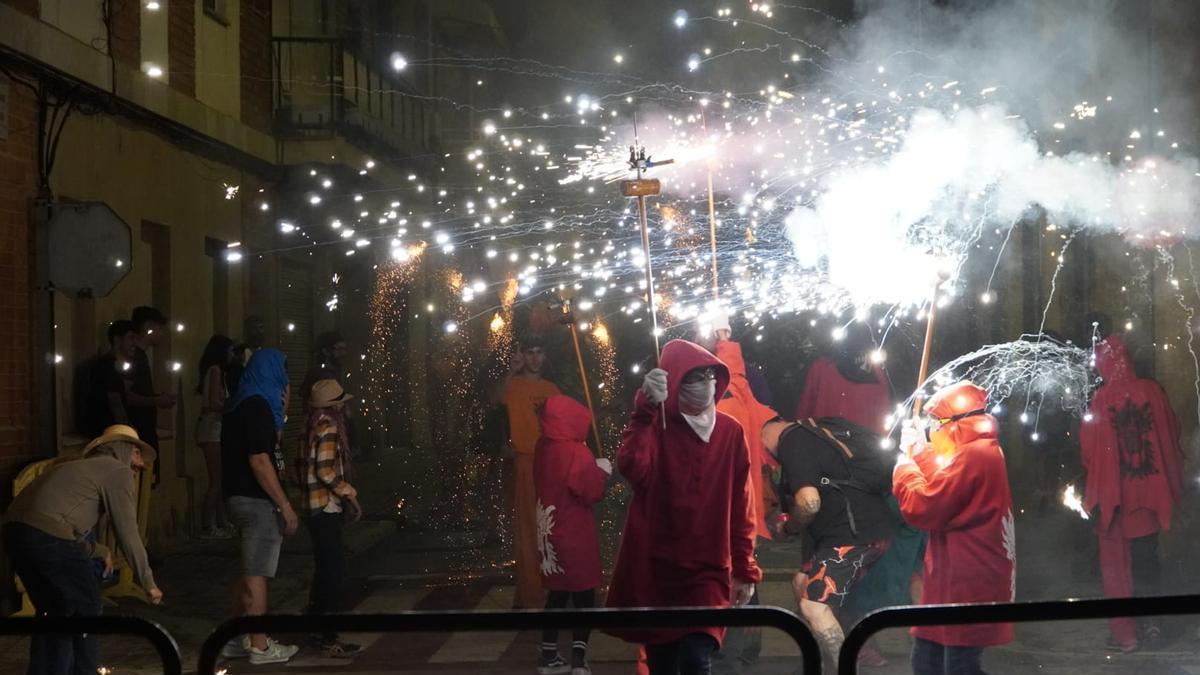 L’onada de calor fa anul·lar per segon cop el correfoc infantil de Sant Vicenç
