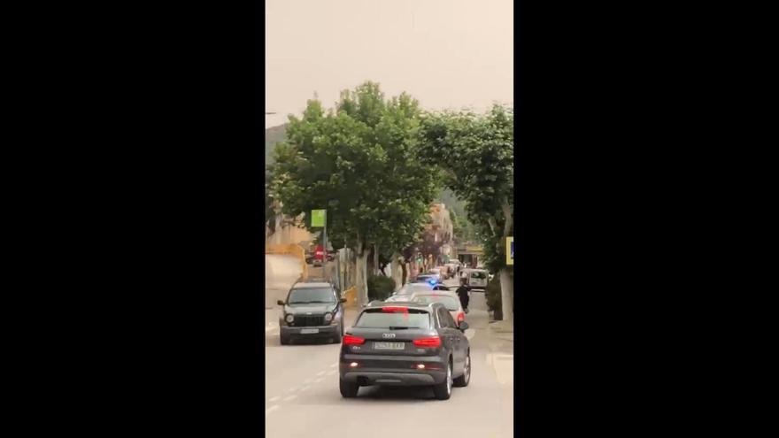 Persecució a Sant Vicenç per detenir l’autor del robatori d’un cotxe