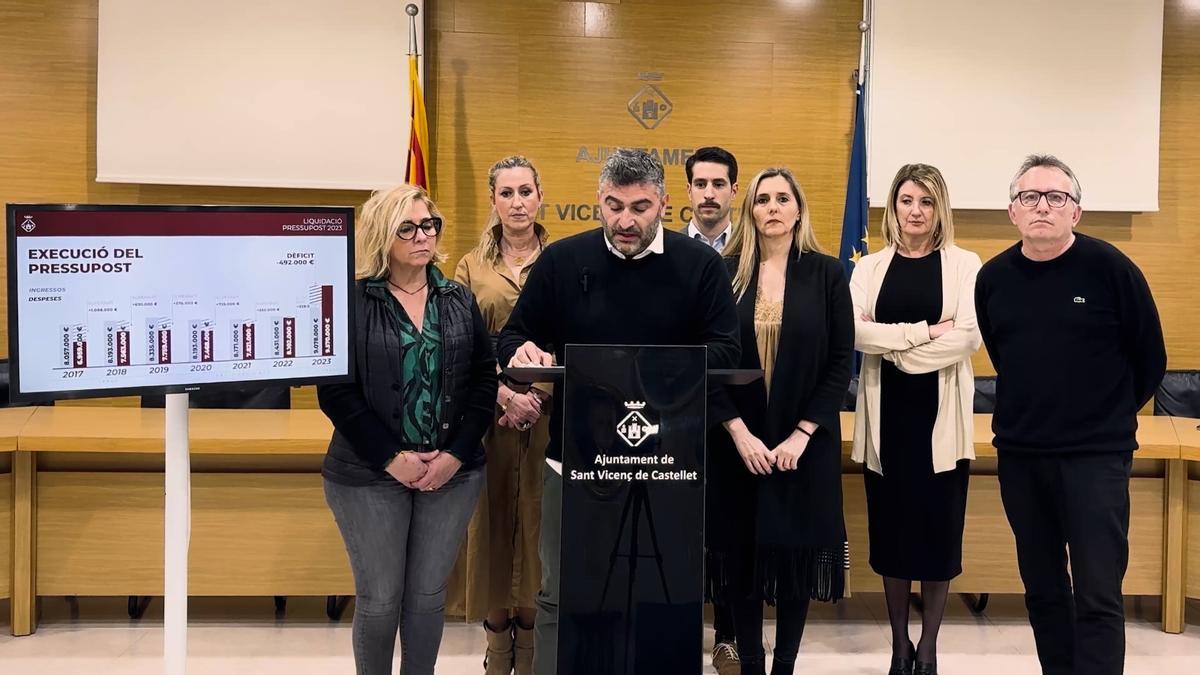 L’Ajuntament de Sant Vicenç posarà en marxa un pla de sanejament per redreçar la situació econòmi