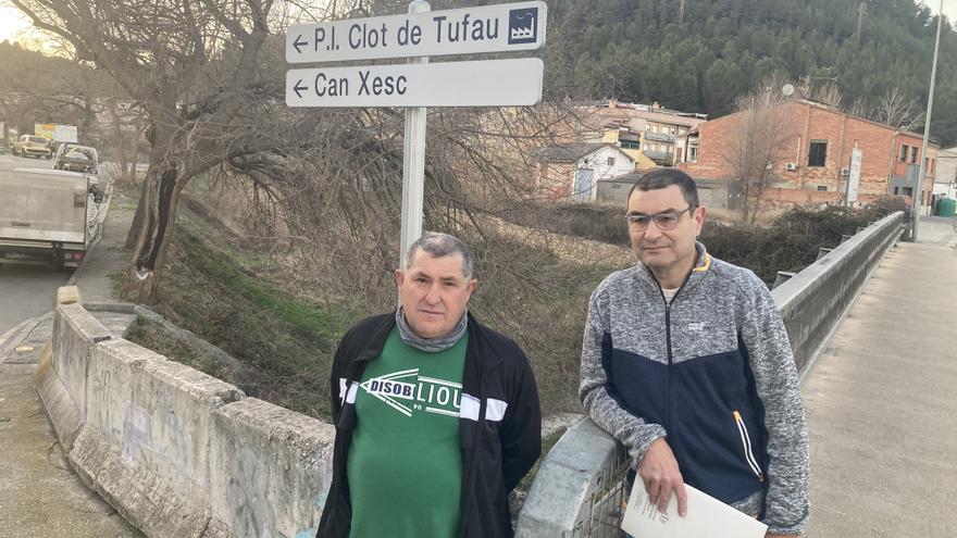 El nucli de la Farinera de Sant Vicenç reclama per al proper mandat la canalització de la riera de Castellet         