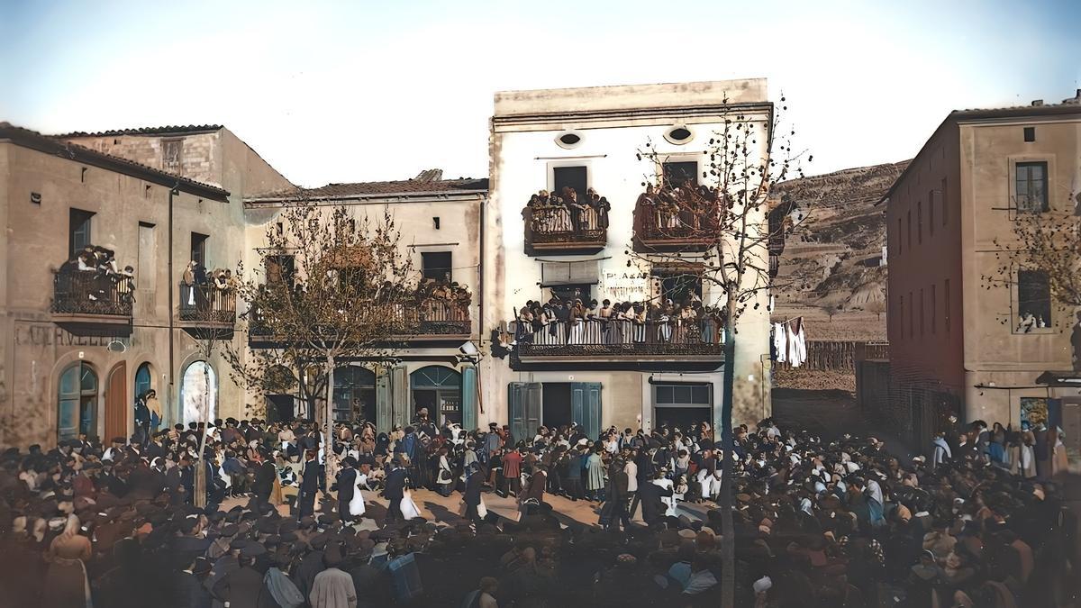 Com va ser el primer Ball de Gitanes de Sant Vicenç, vist ara en color?