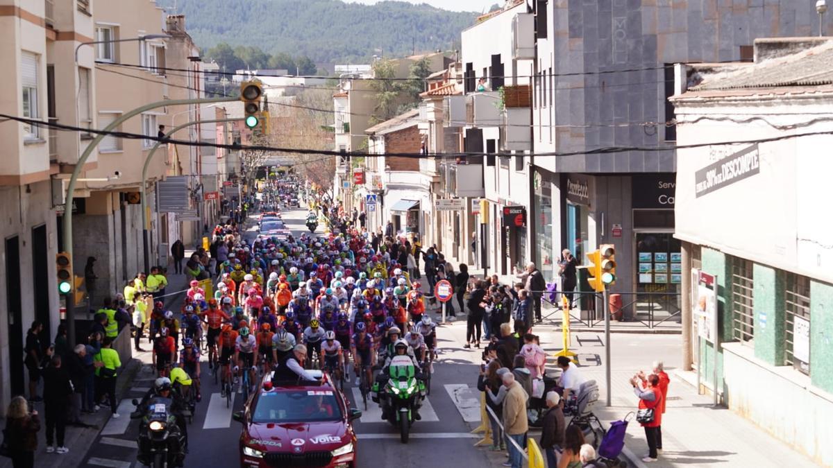 Estrena rodada de Sant Vicenç com a punt de sortida de la Volta Ciclista