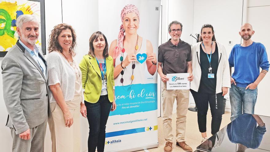 El ball de gitanes de Sant Vicenç dona 500 euros al projecte d’oncologia de la Fundació Althaia de Manresa