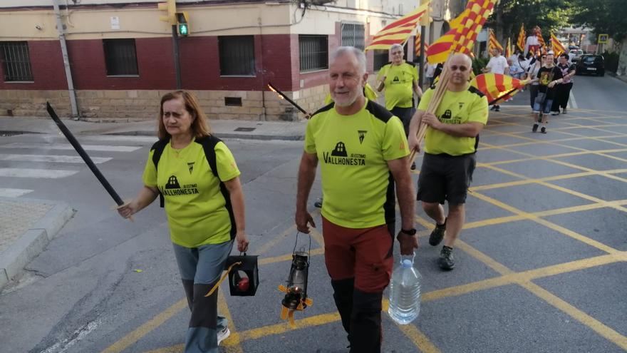 Sant Vicenç rep la Flama del Canigó