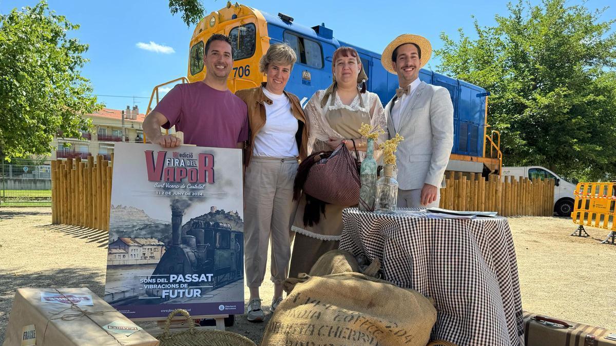 El tren i la música protagonitzen una nova edició de la Fira del Vapor de Sant Vicenç